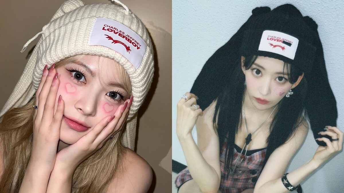 造型感超強的貓耳毛帽，是來自英國潮牌 Charles Jeffrey Loverboy，因為童趣與玩味大受好評。