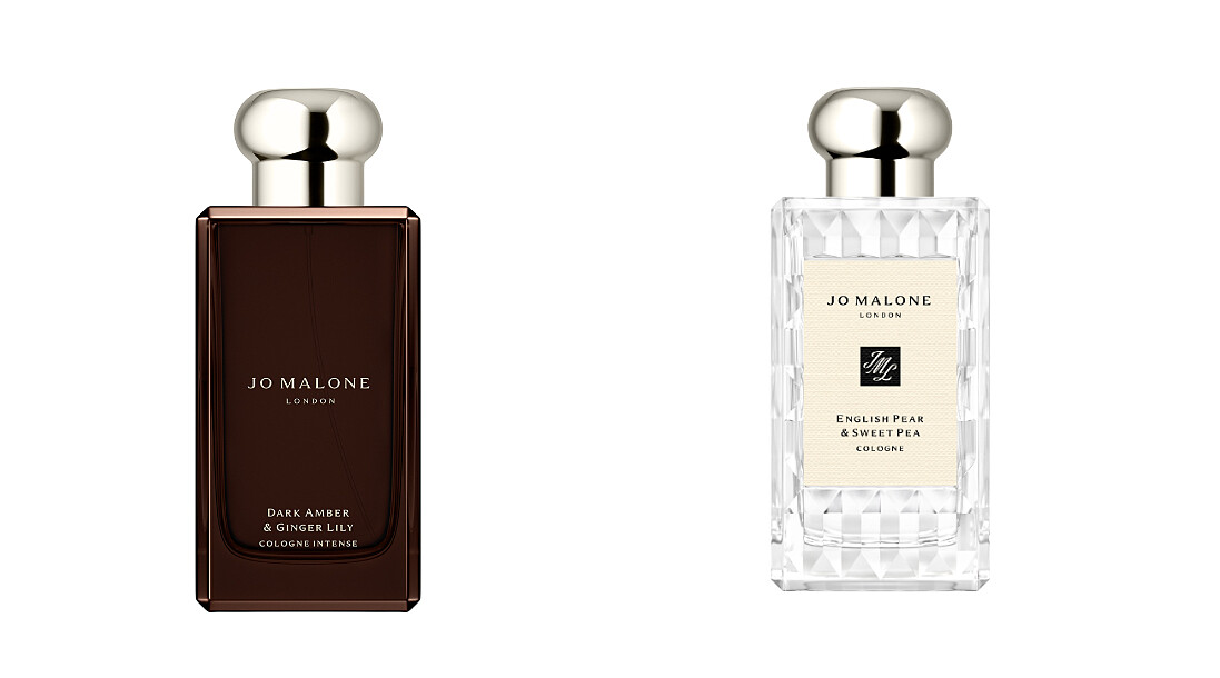 黑琥珀與野薑花芳醇香水 100ml NT$7,800 /英國梨與甜豌豆香水 100ml NT$5,600