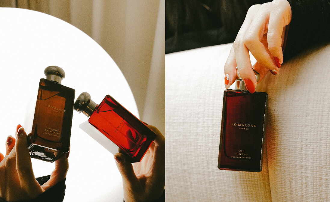 黑琥珀與野薑花芳醇香水 100ml NT$7,800 / 朱槿花芳醇香水100ml NT$7,800