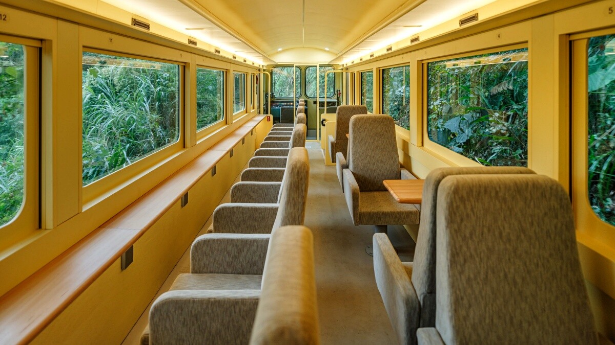 阿里山全新林鐵「栩悅號」內裝