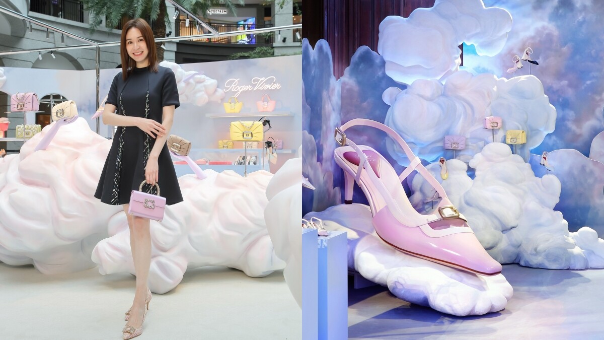 Roger Vivier夢幻藝術展重現巴黎展廳，大型絕美雲朵飄進台北，時間地點這裡看