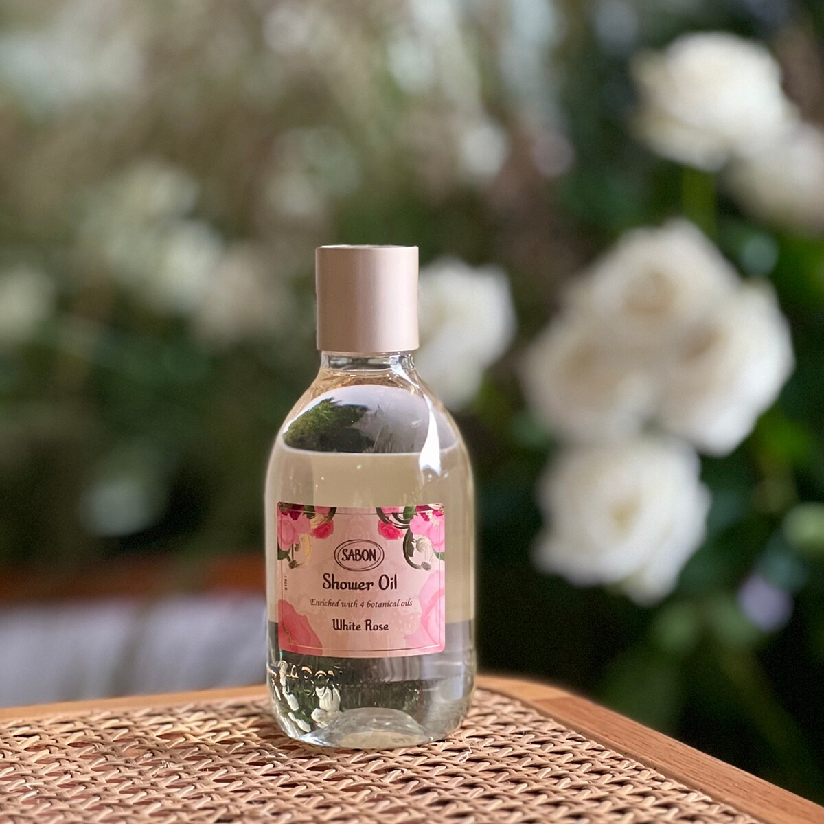 Sabon白玫瑰沐浴油PET瓶300ml,NT1,080