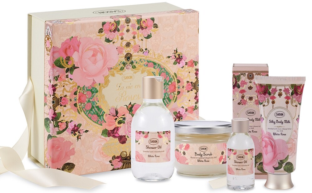 Sabon白玫瑰復刻悸動禮盒,NT3,980
