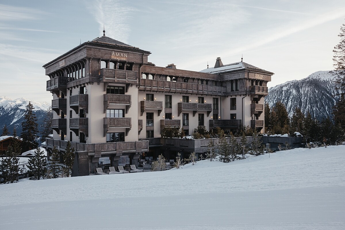 位在三山谷的「安縵嵄林棧 Aman Le M&eacute;l&eacute;zin」。