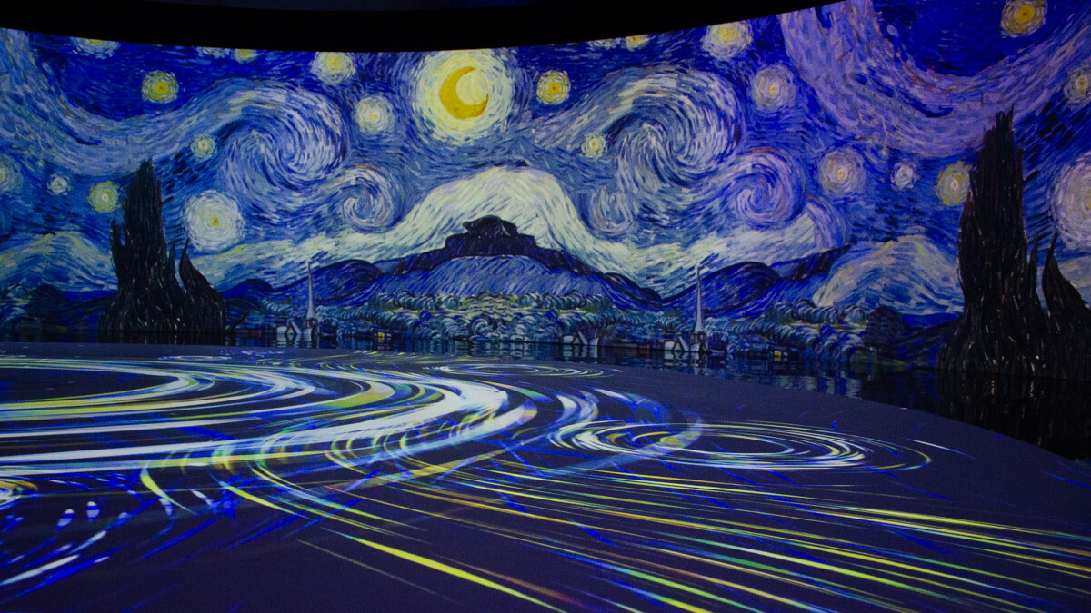 華山1914文化創意產業園區《印象派150週年光影藝術展》&copy;翡冷翠文創