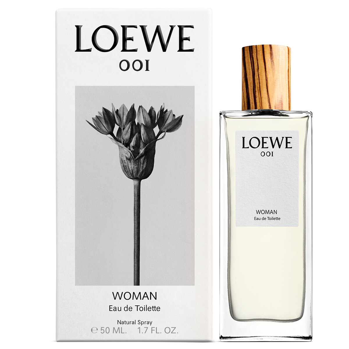Loewe 001女士淡香水 001 Woman EDT 30ml,NT1,890、50ml,NT3,290、100ml,NT4,480