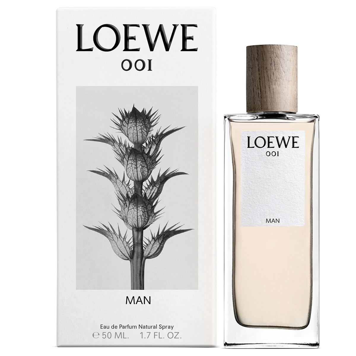 (Loewe 001男士淡香精001 Man EDP 50ml,NT3,560、100ml,NT4,910