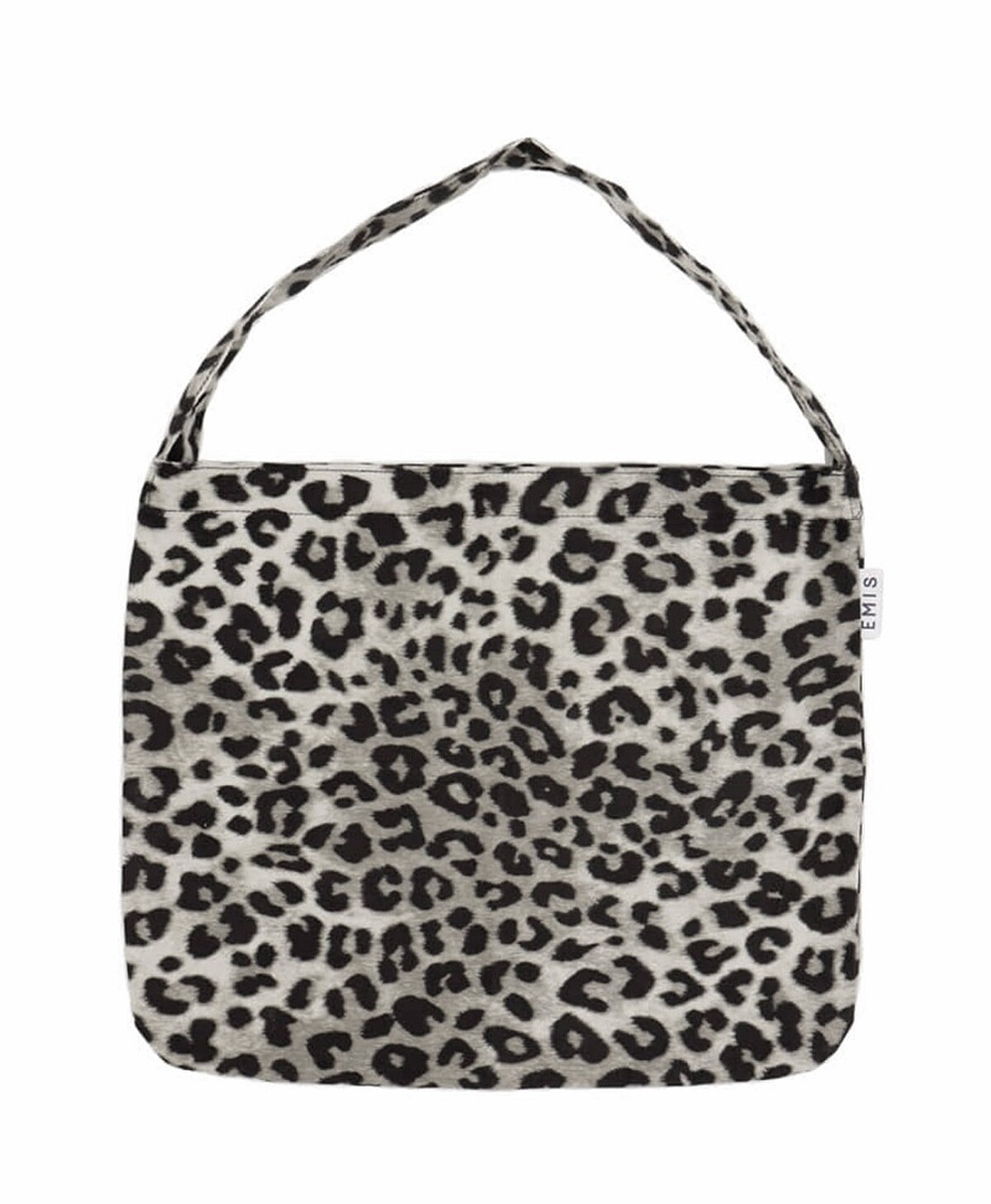 新款豹紋燈芯絨環保袋-灰色 約台幣NT.751