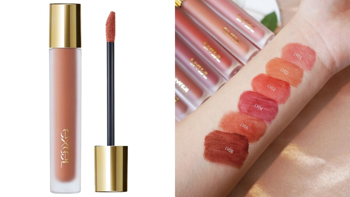 EXCEL絲絨霧采唇釉(共6色)，NT580