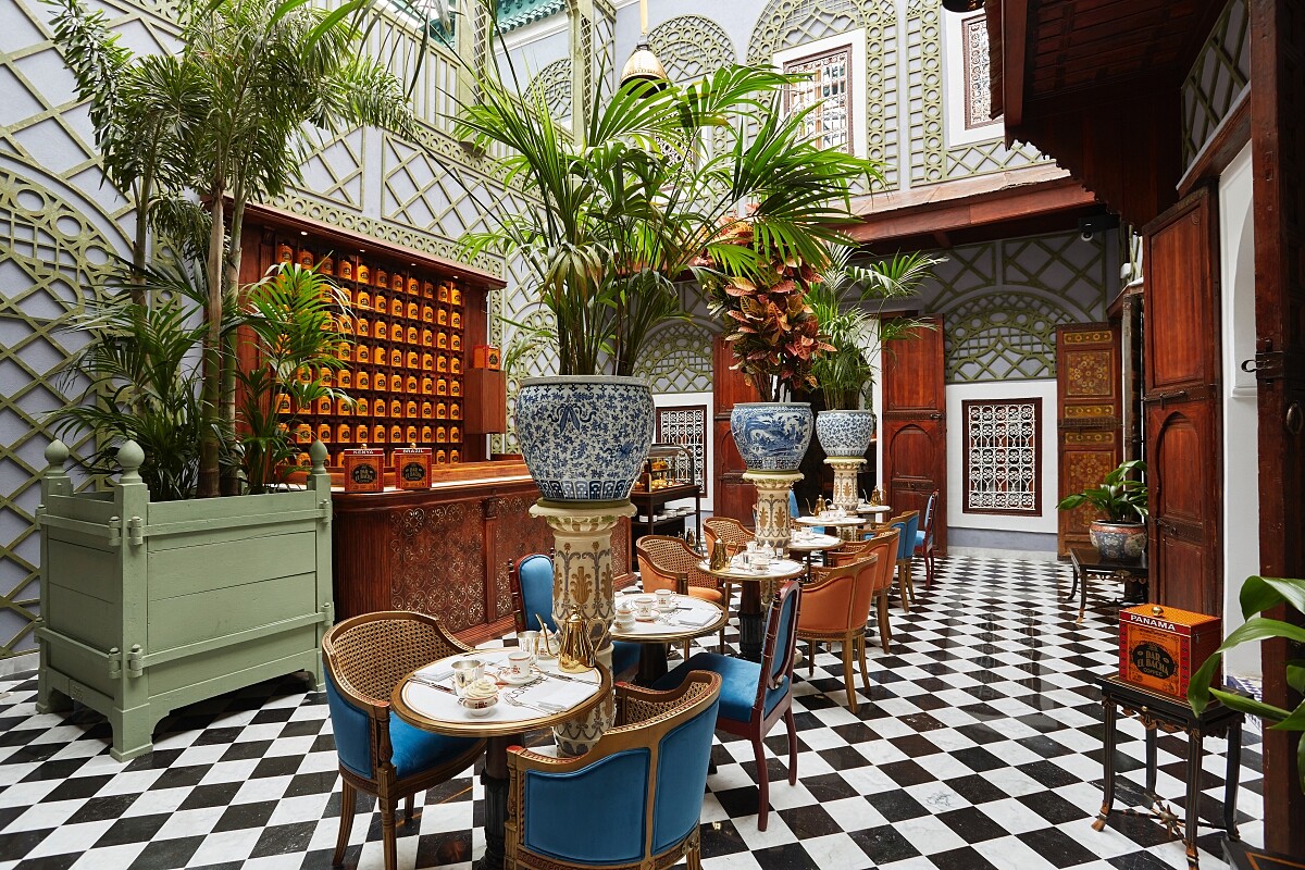 位於馬拉喀什的達夿萐 (Dar el Bacha) 宮殿的本店。
