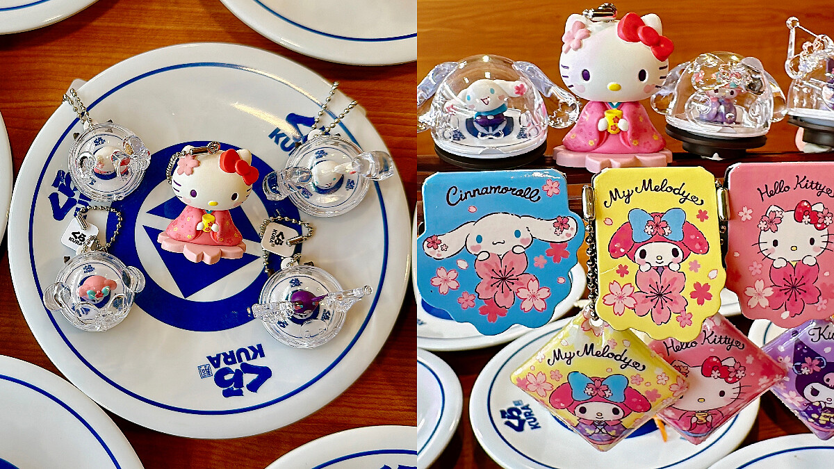 藏壽司 X 三麗鷗推「13款聯名扭蛋」，Hello Kitty換上新年和服，限定造型只在台灣有