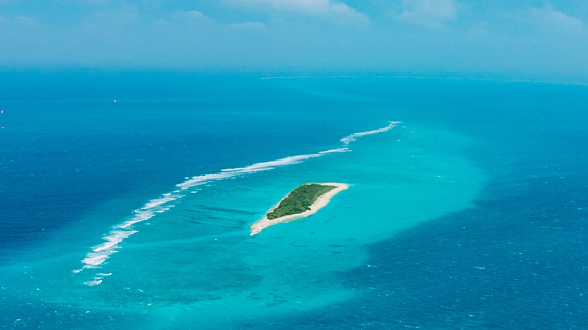 Soneva Secret座落阿魯環礁Haa Dhaalu Atoll上