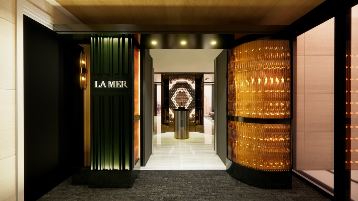 La Mer海洋拉娜極奢原晶護膚水晶頂層套房示意圖。