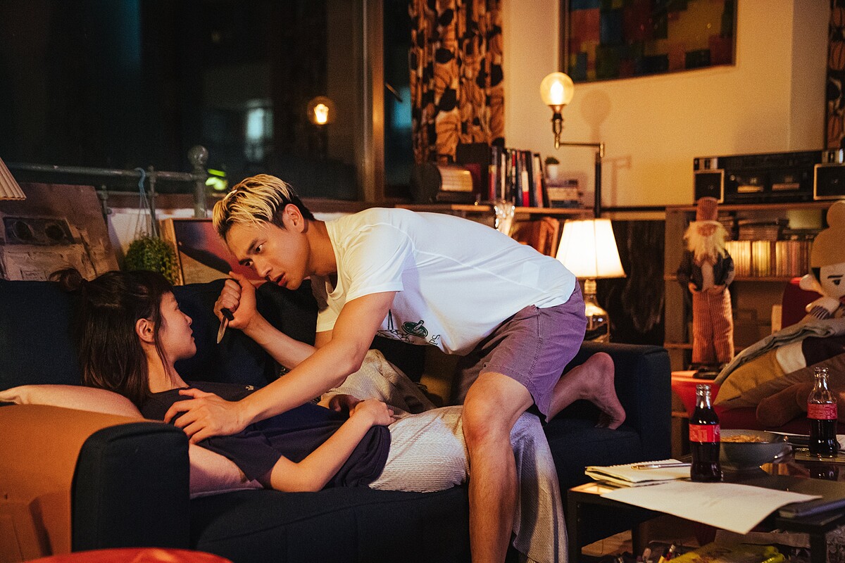 《非殺人小說》劉冠廷和王淨練習演戲