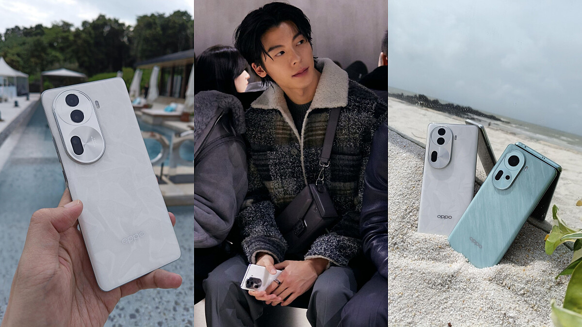  許光漢時裝週手拿的就是這一支！OPPO Reno11系列「珍珠白」絕美機身，4大亮點一次看