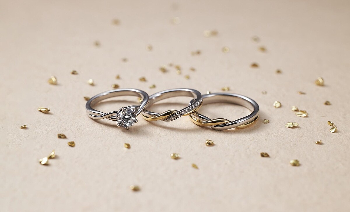 「風早星KAZAHAYABOSHI」雙金套戒