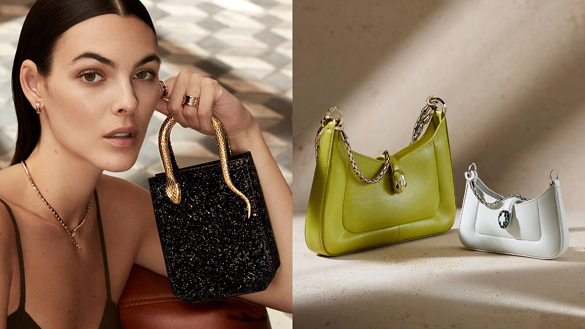 盤點寶格麗2024春夏6款焦點包包：靈蛇托特手袋超閃耀、Serpenti Baia腋下包變迷你更可愛！