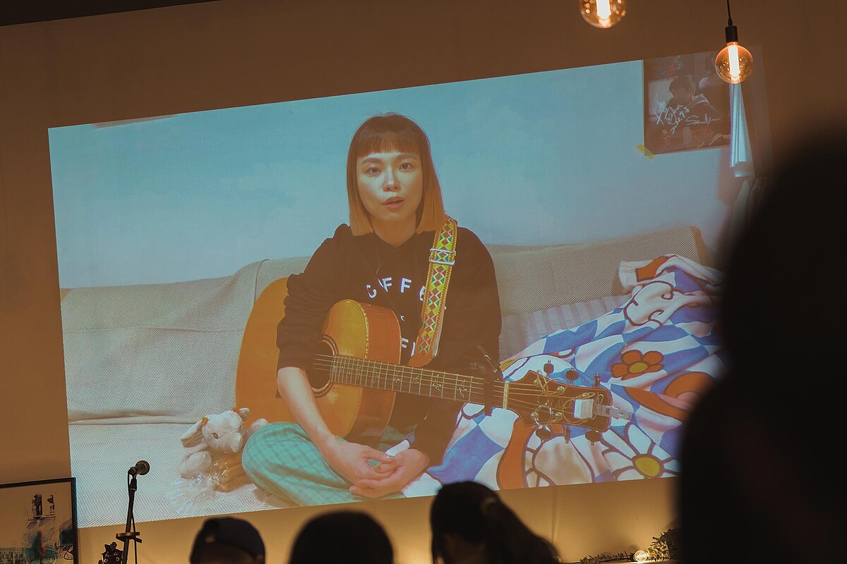 女歌手Pia也特地錄下影像遠端聲援