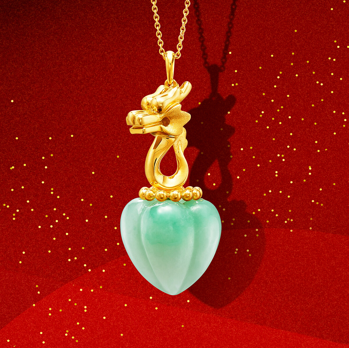 林曉同設計師珠寶LUCKY 12龍年錬墜,售價NT.49600元。