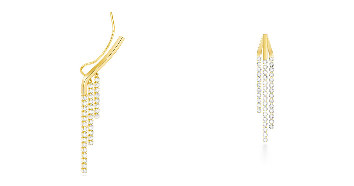 chandelier flow 耳環 單 邊 耳環 / chandlier triple line 耳環 單邊 耳環