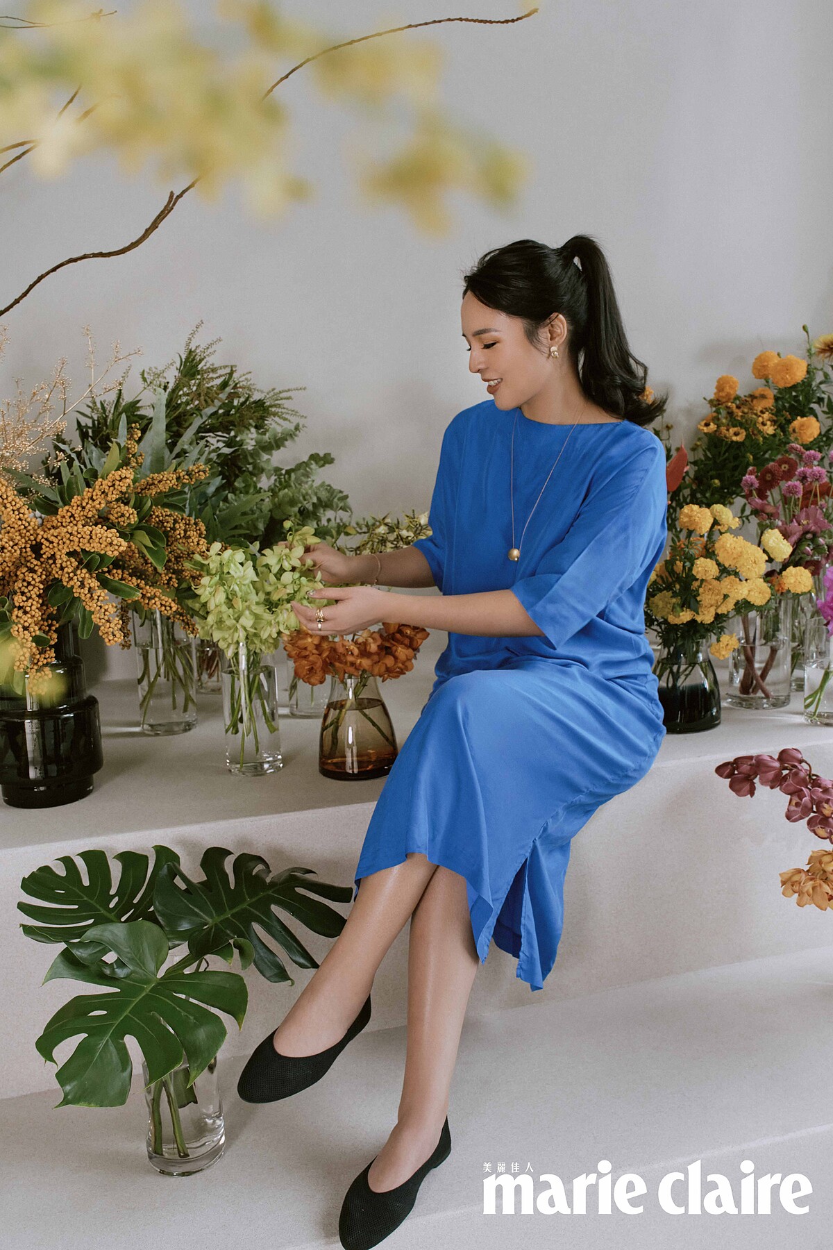 Everina透過習花重新感受生活中的各種美好。