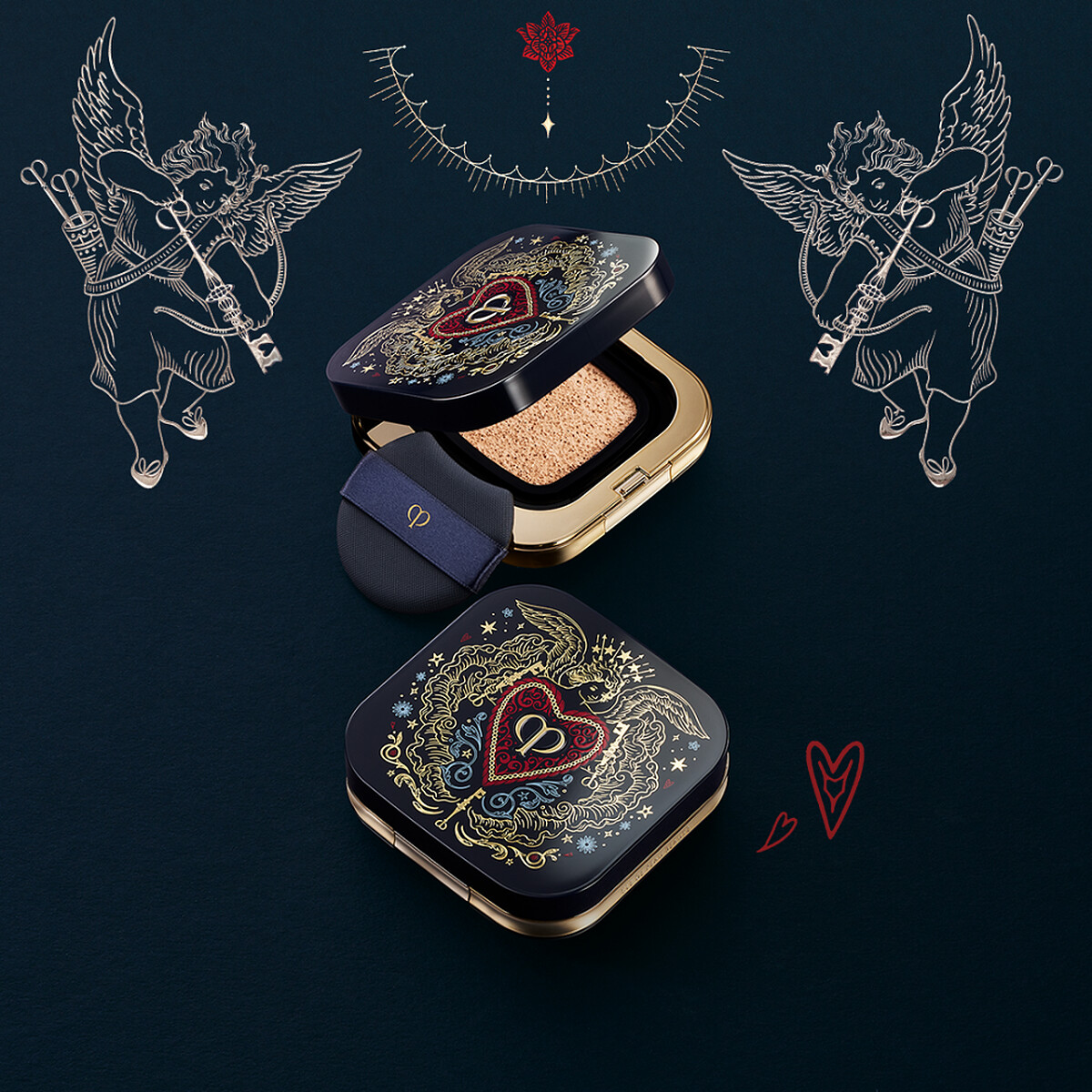 肌膚之鑰水潤光采氣墊粉霜解鎖之愛限定版NT3,300。外盒NT1,000。蕊芯NT2,300