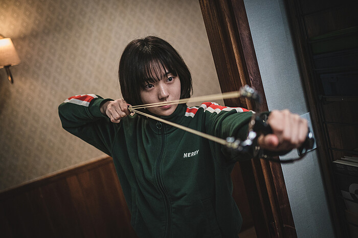 鄭智安拿手的武器是彈弓，多了分可愛感與童趣