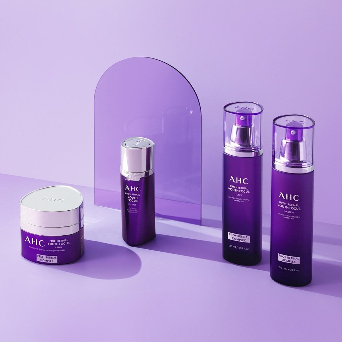 AHC PRO+ A醛逆時煥活系列情境圖。