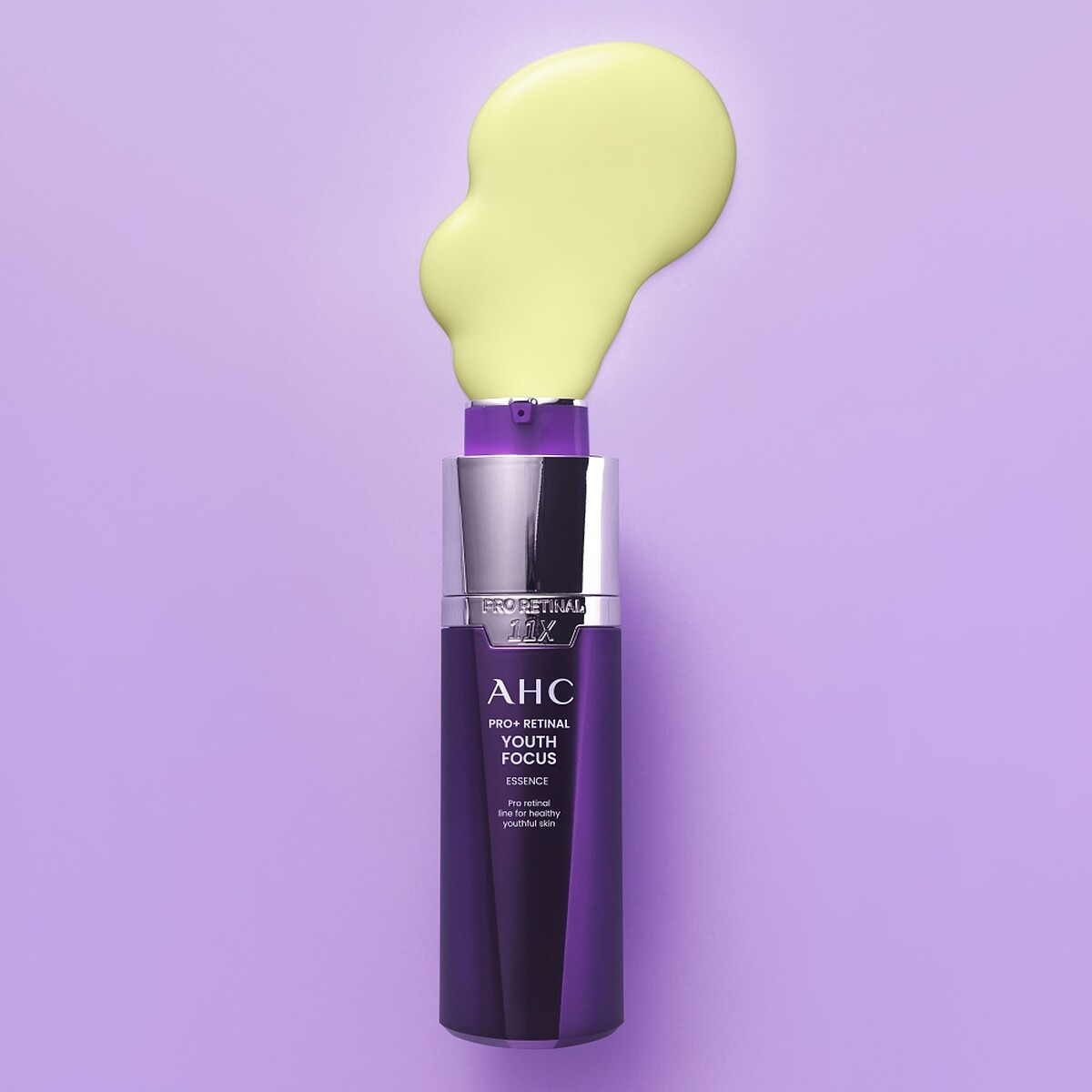 AHC PRO+ A醛逆時煥活緊緻精華質地示意。