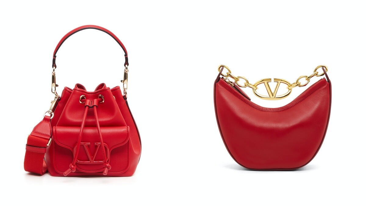 Valentino Garavani Loc&ograve; Bucket Bag NT.82,000、Valentino Garavani Mini VLogo Moon Hobo Bag NT.82,000