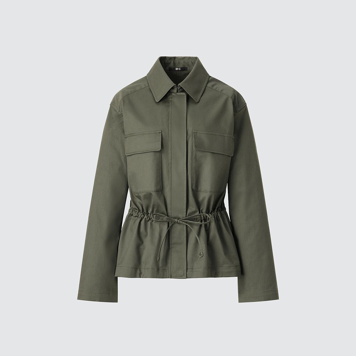 棉質抽繩外套NT$1690。