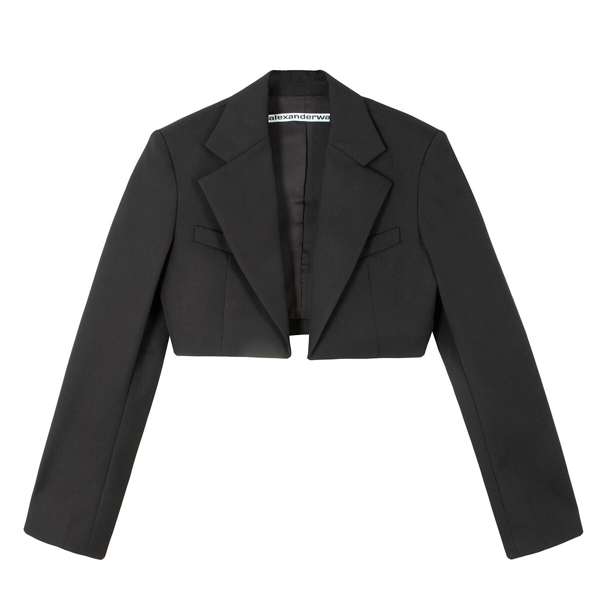 alexanderwang 羊毛精裁短禮服式西裝外套,NT30,800。