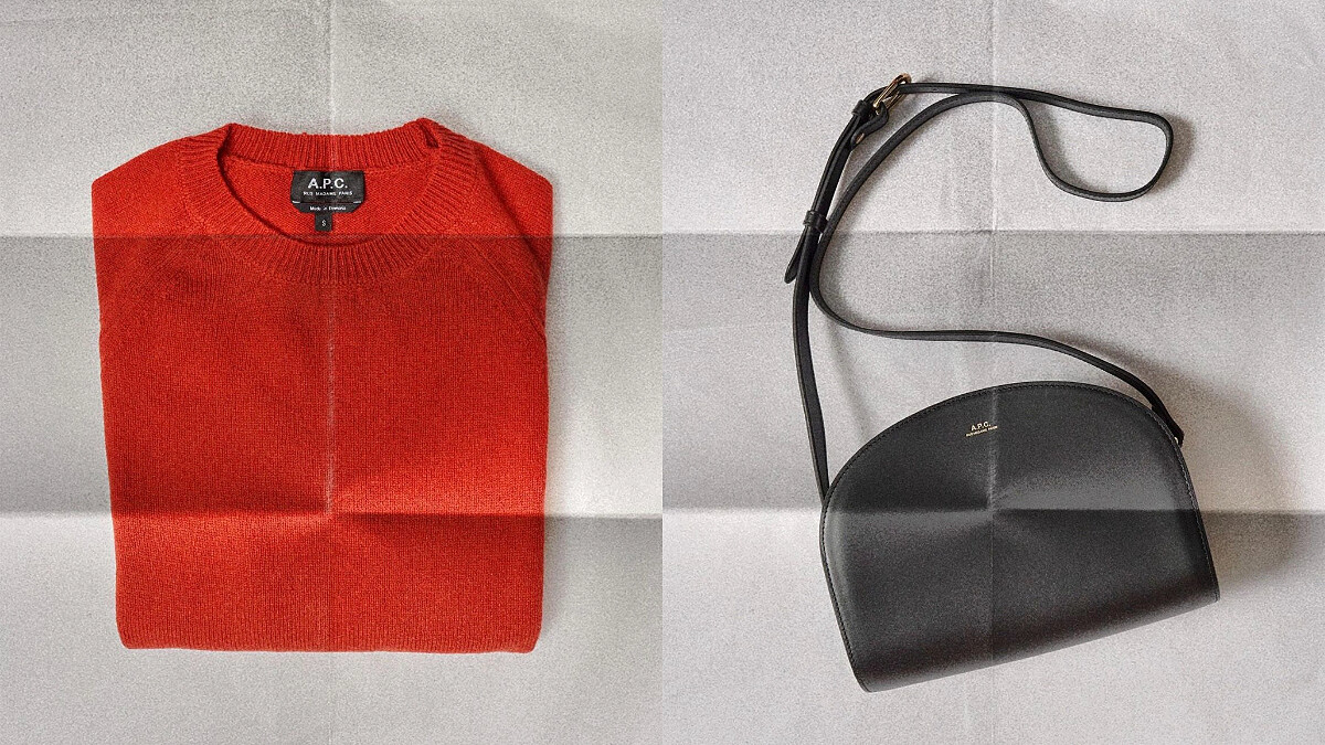 法國國民品牌 A.P.C.以簡約俐落的設計,打造有品味有質感的法式風格。