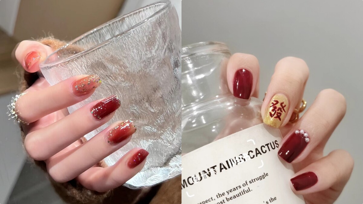 開運紅美甲20款提案！「紅指甲玄學」讓好運與桃花都滾滾來