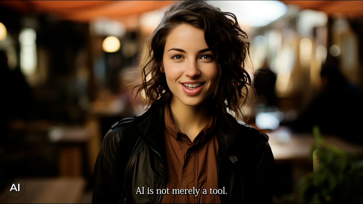 《AI 不是藝術》 AIINA 作品截圖。