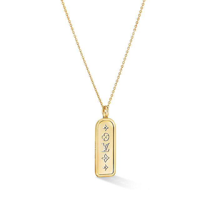 LES GASTONS VUITTON LARGE TAG 吊墜 - 配黃K金$234,000