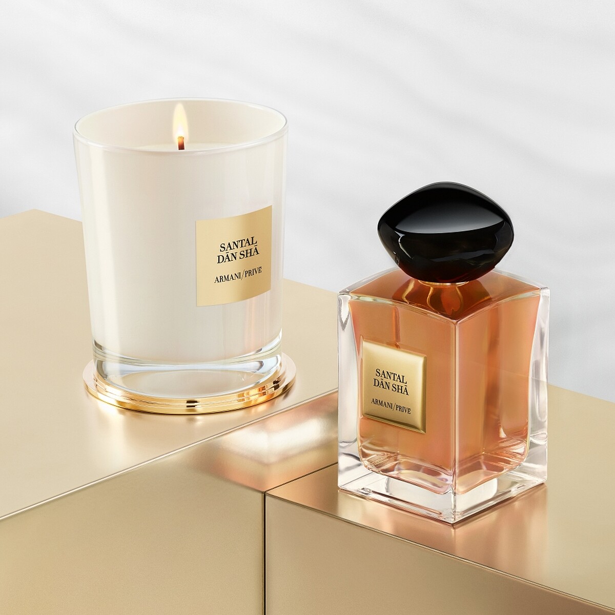 ARMANI/PRIV&Eacute;高級訂製淡香水花園系列-東方紅木香氛蠟燭175g，NT3,500