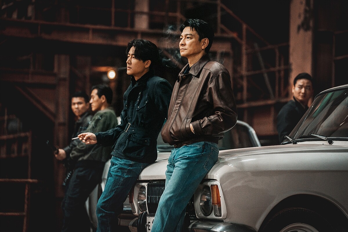 《莫斯科行動》黃軒（左）、劉德華（右）。