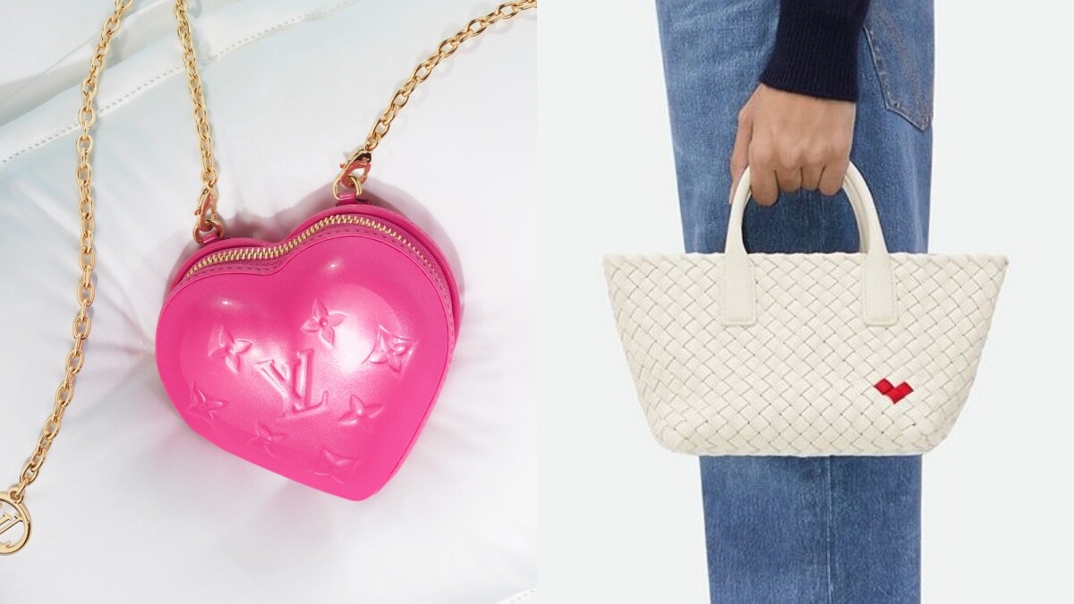 2024情人節限定包款推薦：Bottega Veneta編織愛心、LV心型鏈包