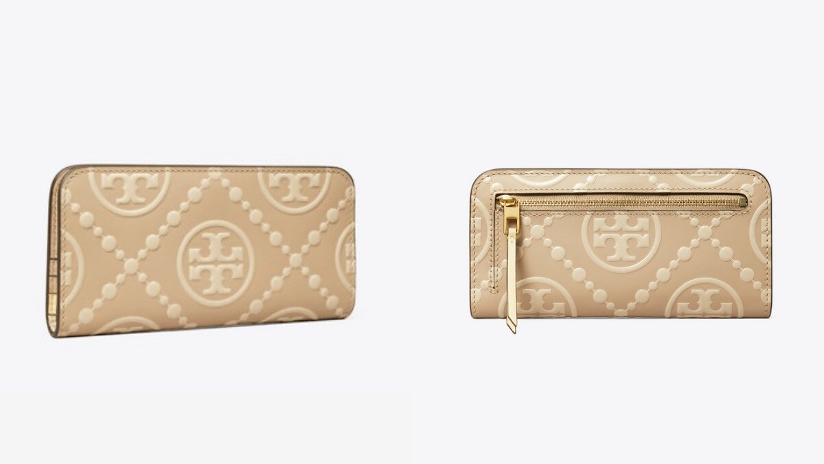 T MONOGRAM 壓印拉鍊皮夾 NT.11,900