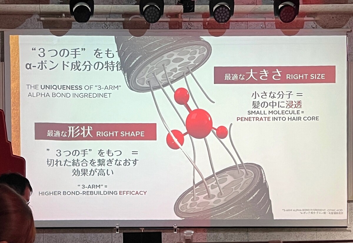 三臂AHA檸檬酸功能示意簡報。