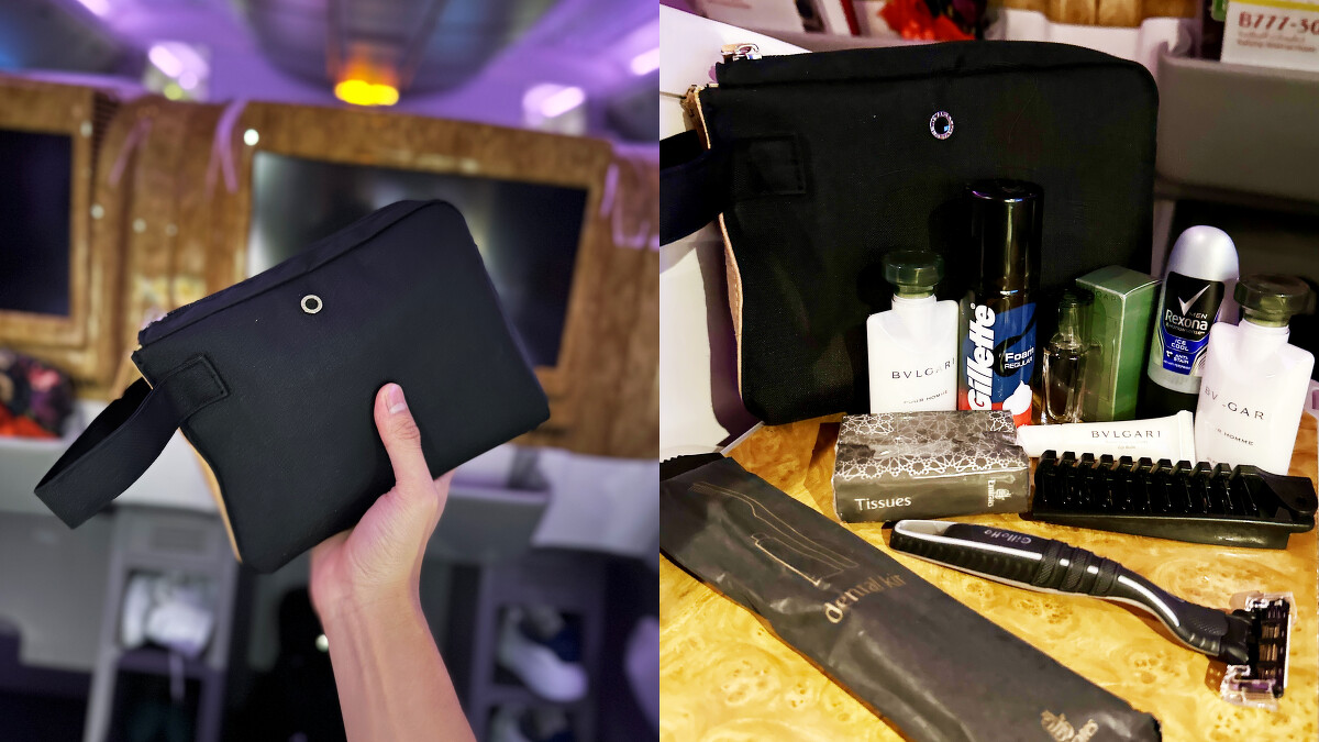 A380商務艙過夜包有男女之別