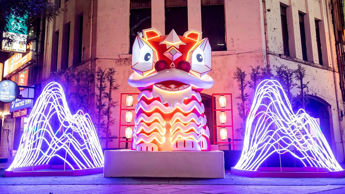 西門展區作品:A3光年獸,LED眼睛會顯出出不同表情!