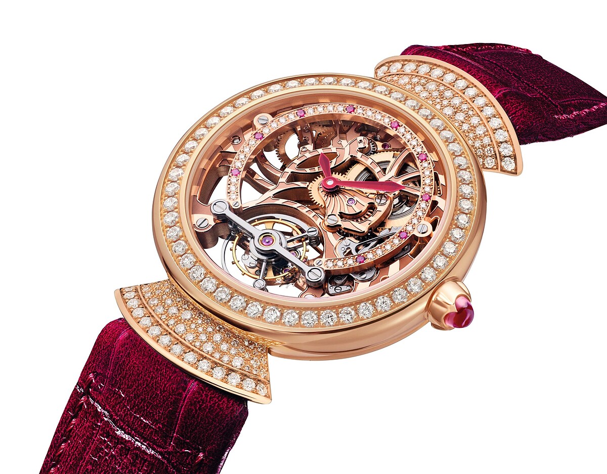 紅色腕錶 BVLGARI 寶格麗