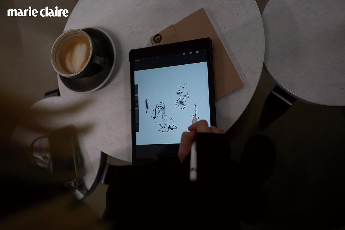 Viola 的手繪稿。