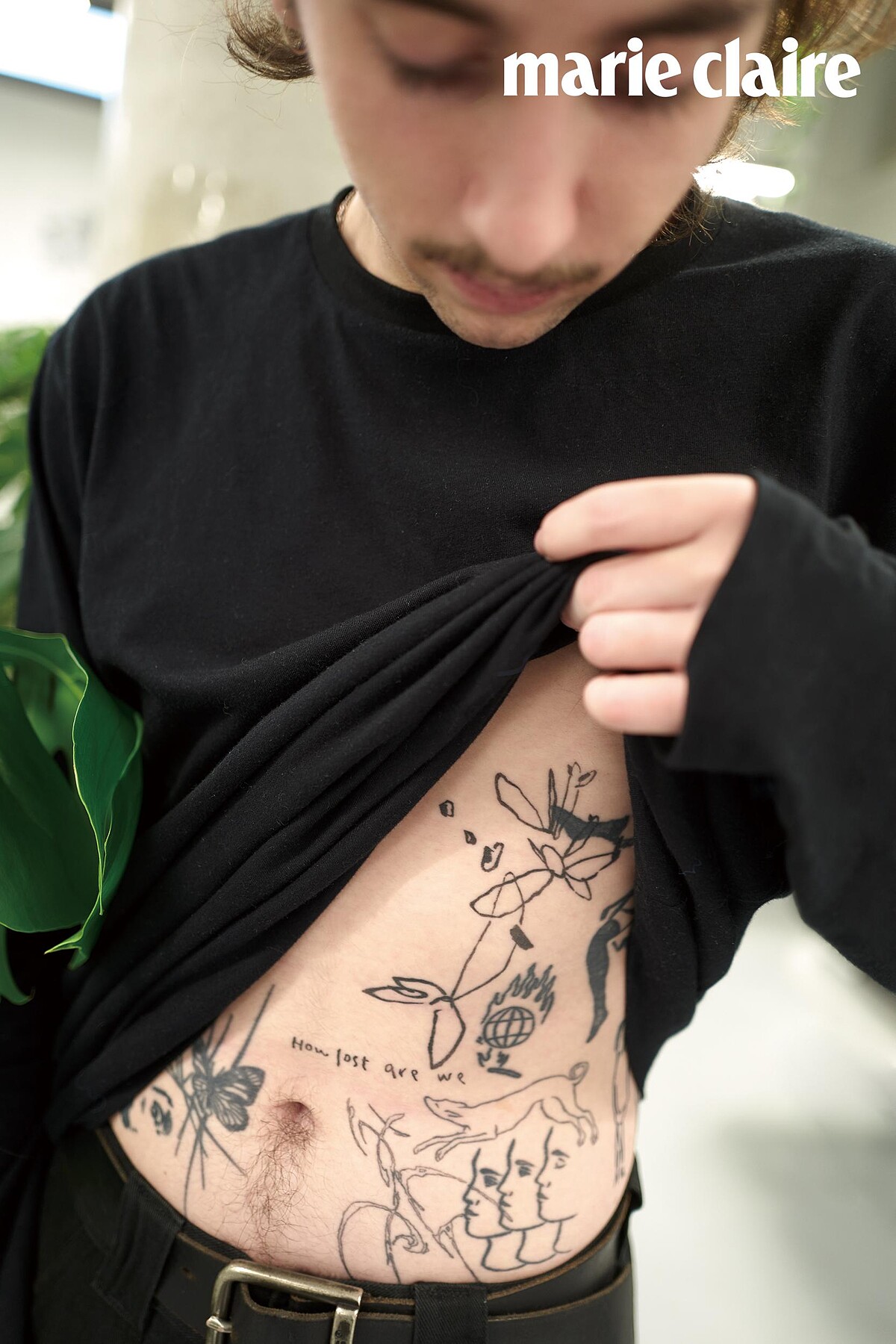 總是透過刺青接收到許多正面的情緒。