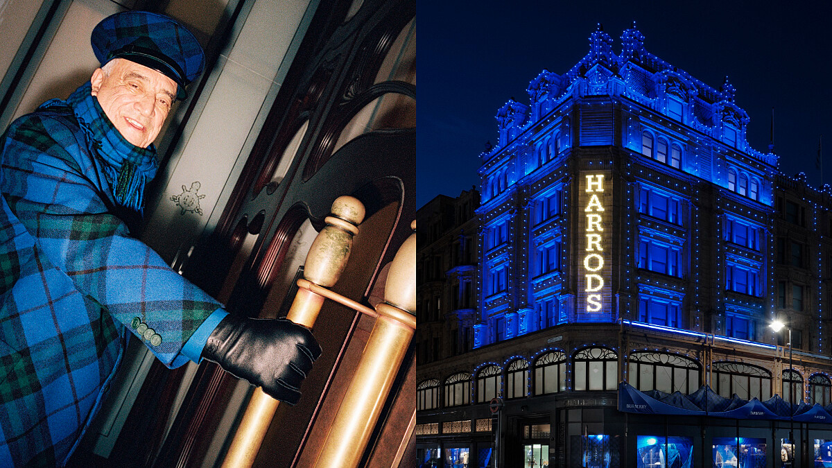 Burberry 將英國哈洛德百貨染成「騎士藍」！五大重點帶你了解