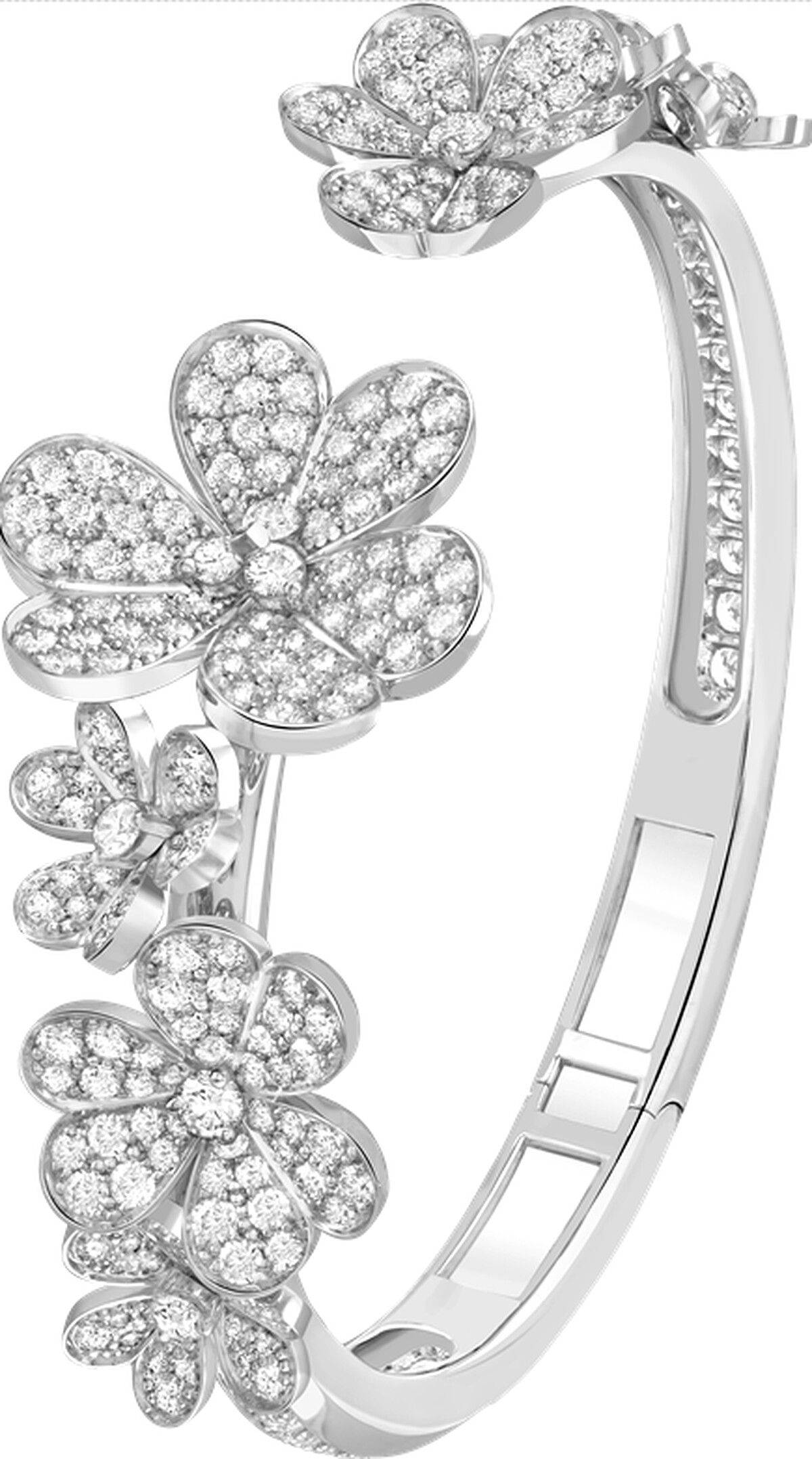 Frivole 八花手環 (2024新作) 白K金、圓鑽 售價: 店洽