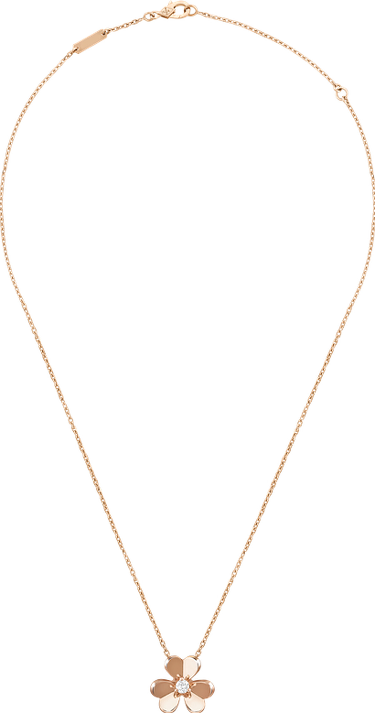 Frivole 吊墜項鍊 小型款 (2024新作) 玫瑰金、圓鑽 售價: 店洽