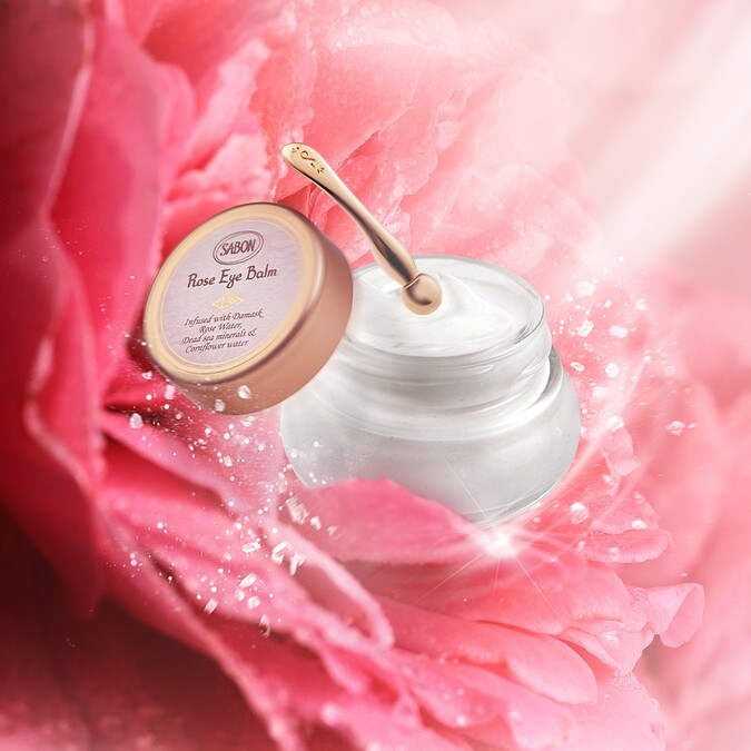 Sabon大馬士革玫瑰有機光燦眼霜 15ml，NT2,680